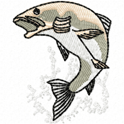 Fishes Embroidery Design 5 Fishes Embroidery Design 5